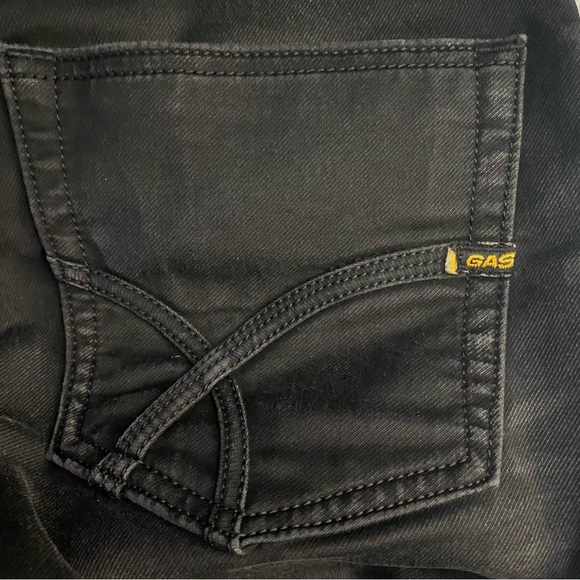 Gas Jeans Anders Slim Fit Men's Black Denim W32 x L30 Classic Style - Picture 6 of 12